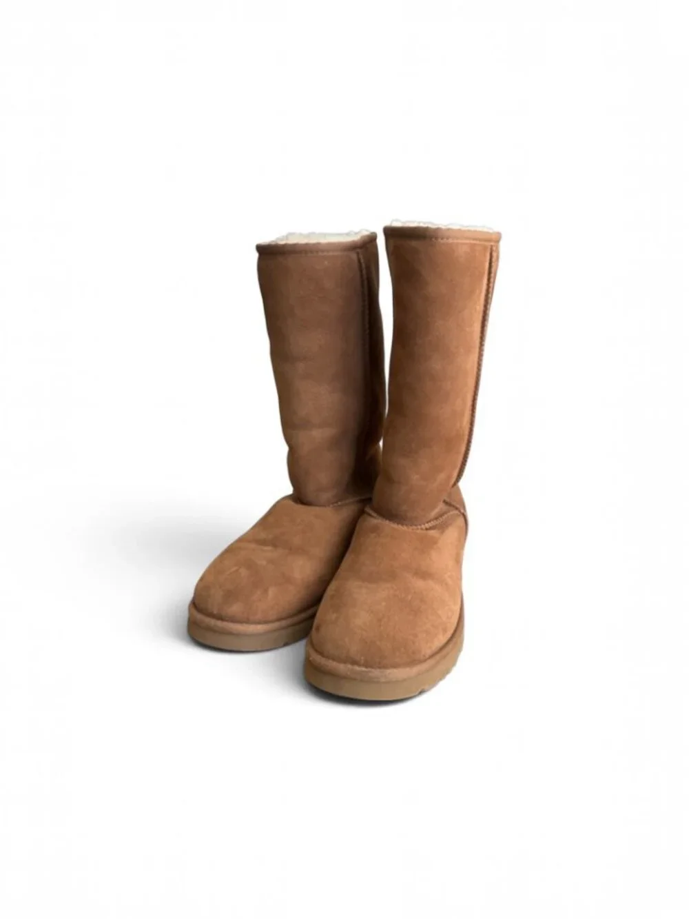 UGG Australia Classic Tall Winter Suede Boots 11.5 Inch Shaft Size 9